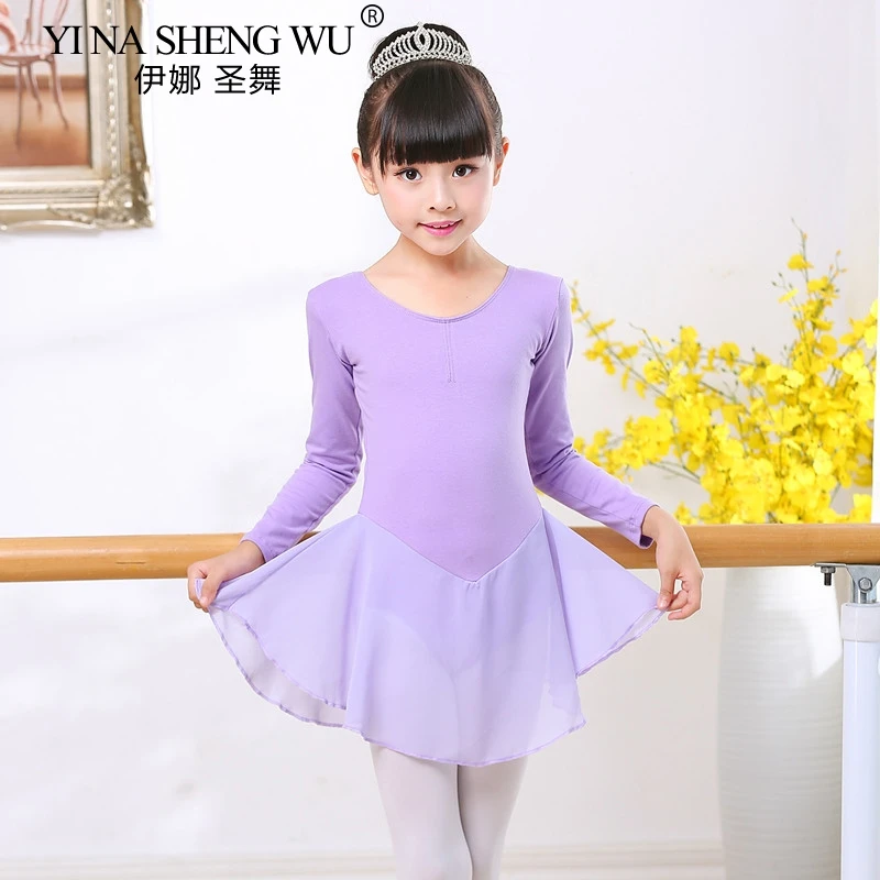 

Ballet Gymnastics Leotard Kid Girls Ballet Dress Short&Long Sleeve Leotard Tutu Dance Wear Costumes Training Performance Clothes