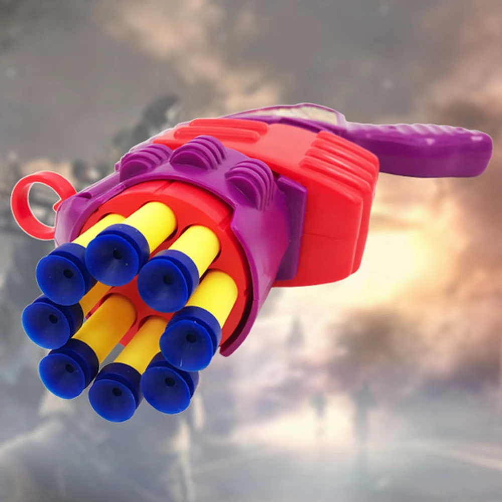 Children's Toy Gun Simulation EAV Soft Bullet 8 Bursts Parent-child Outdoor Role-playing Game 207025 | Игрушки и хобби