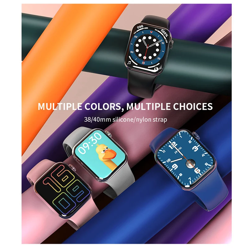

Iwo HW12 Smart Watch Series 6 Dynamic UI 3D Split Screen Password Lock Bluetooth Call Fitness Sport Smartwatch For Android IOS