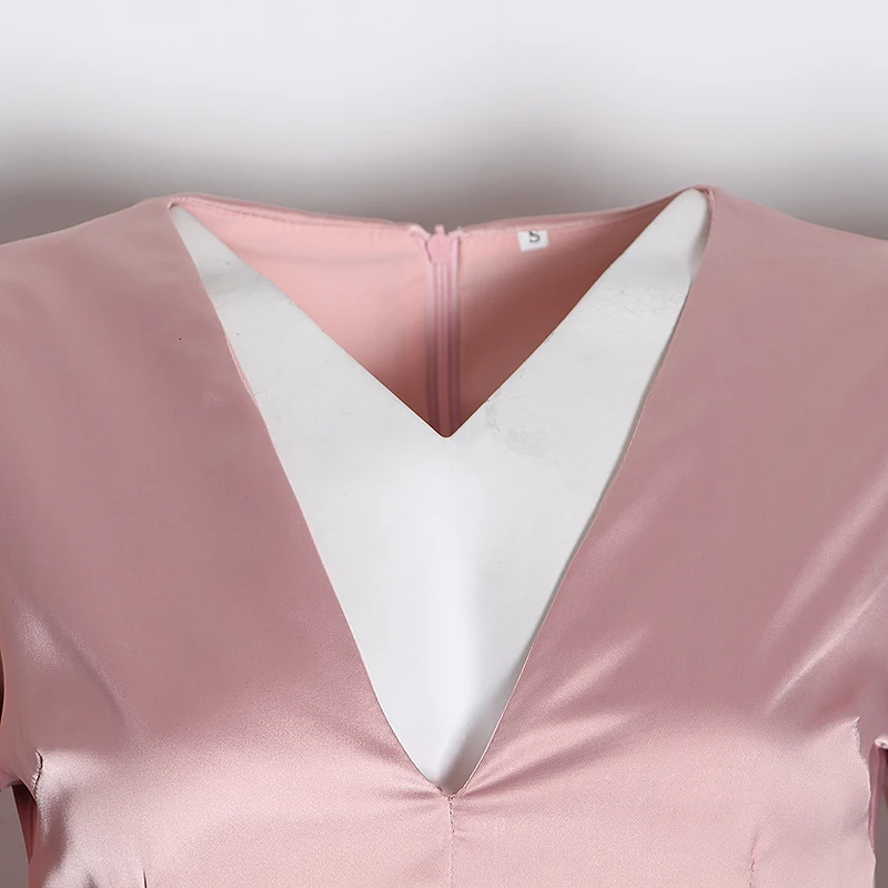 Женский облегающий комбинезон TWOTWINSTYLE с v-образным вырезом длинными