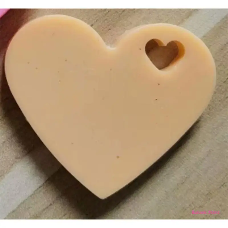

AXYD DIY Love Heart Shape Earrings Epoxy Resin Mold Jewelry Pendants Silicone Mould