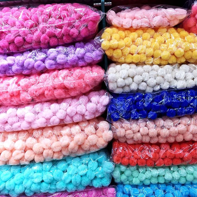 

50Pcs/lot 20mm Elastic Mesh Flower Ball for Sewing on Scarf Shoes Hats Headwear Hair Clip Decoration DIY Accessories Supplies