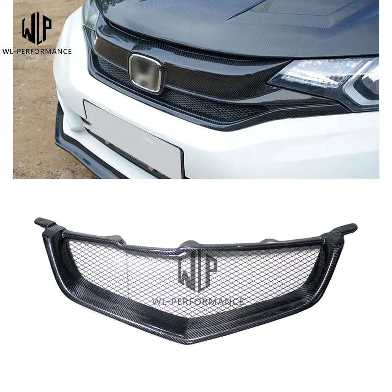 CL17 гоночные решетки из углеродного волокна без логотипа передняя решетка