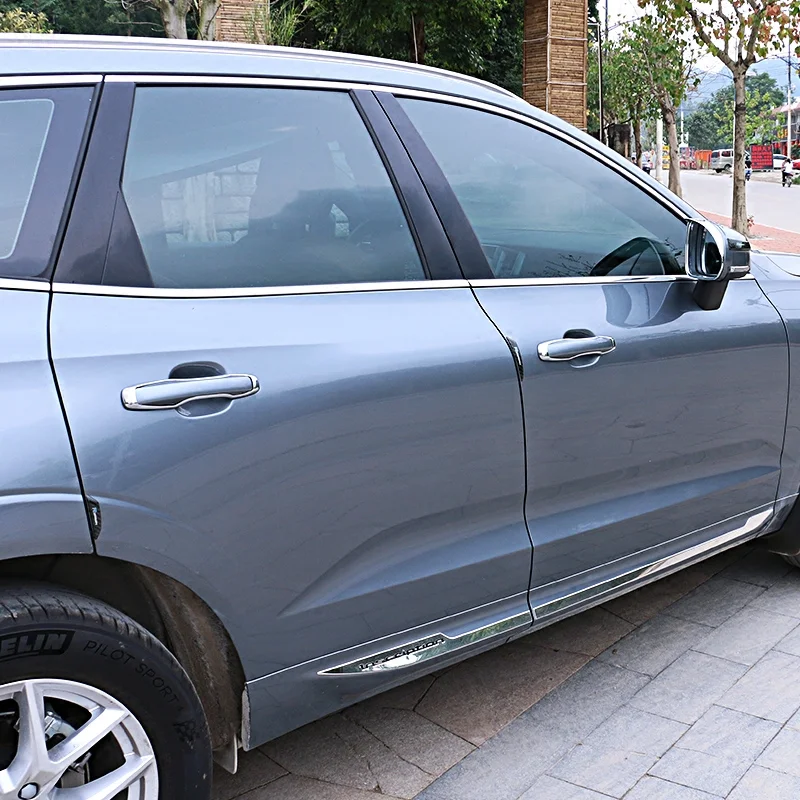 Узорчатая дверь из углеродного волокна для Volvo XC60 декоративная полоса защиты от