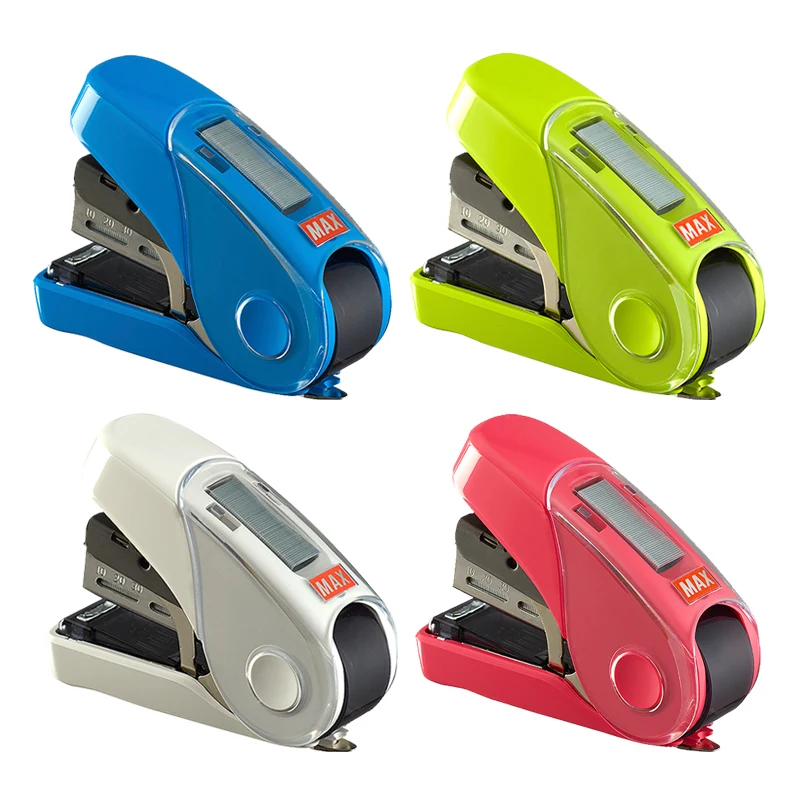 Макс Легкое нажатие степлеры HD-10FL3K плоские шпильки мини степлер