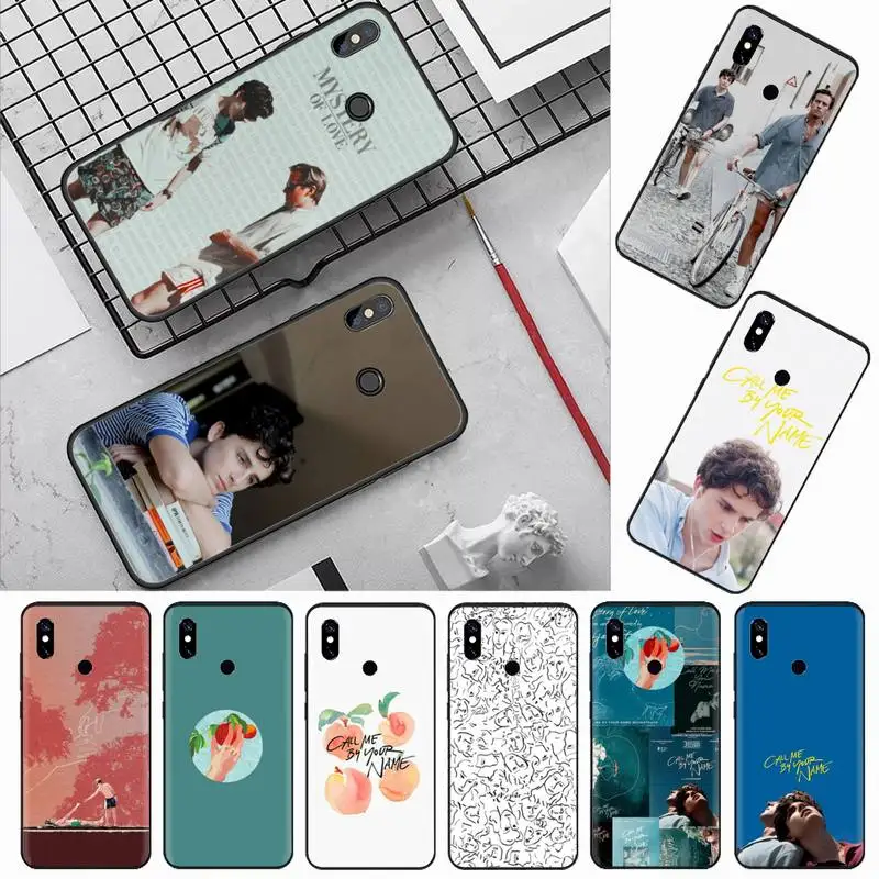 

call me by your name love Phone Case For Xiaomi Redmi mi note max 3 5 6 8 9 10 t S SE lite pro Soft Silicone Shell Funda