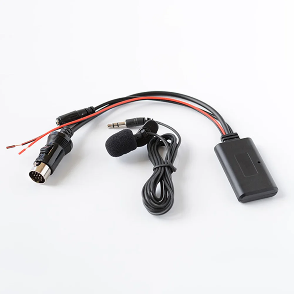 Bluetooth AUX Cable With Microphone For Kenwood 13-pin CD Stereo Module Aux Receiver Adapter |