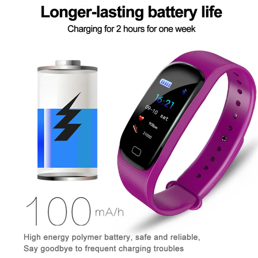 Смарт-браслет M5 plus водонепроницаемый с измерением давления и пульса |