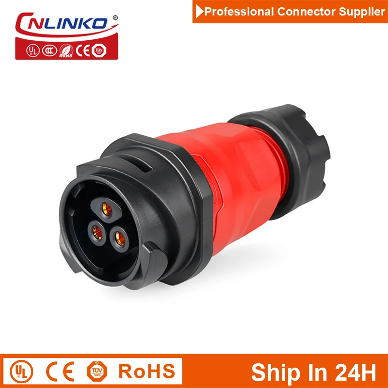 

Cnlinko YM24 Aviation Connector Plug Butt Joint Multi Pin IP67 Waterproof Wire Adapter Female for Automotive Medical New Energy