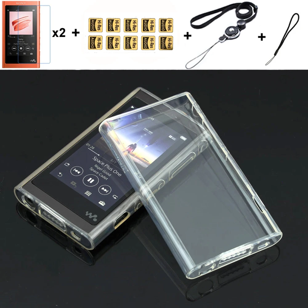 Мягкий прозрачный защитный чехол из ТПУ для Sony Walkman NW A50 A55 A56 A57 A55HN A56HN A57HN с защитой