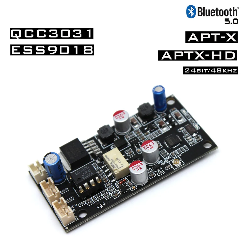 Lusya ES9018 DAC декодирование Cs8675/QCC3031 Bluetooth 5 0 беспроводной прием Поддержка APTX HD 24 бит/96