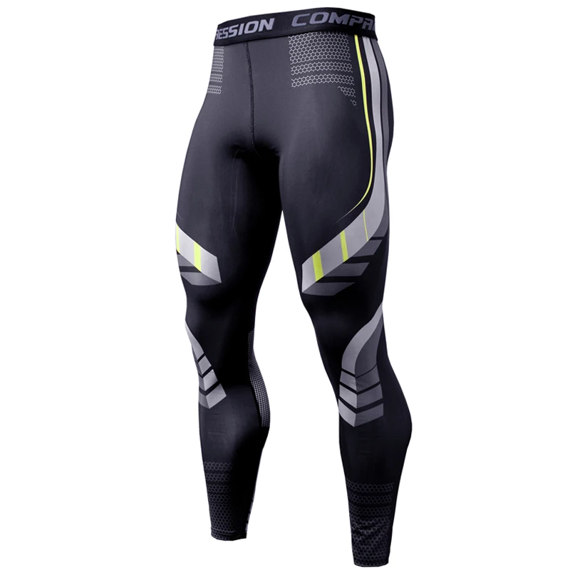 New Men's Running Tights Sport Man Compression Gym Fitness Sportswear Training Jogging Pants Men Camouflage Leggings Trousers