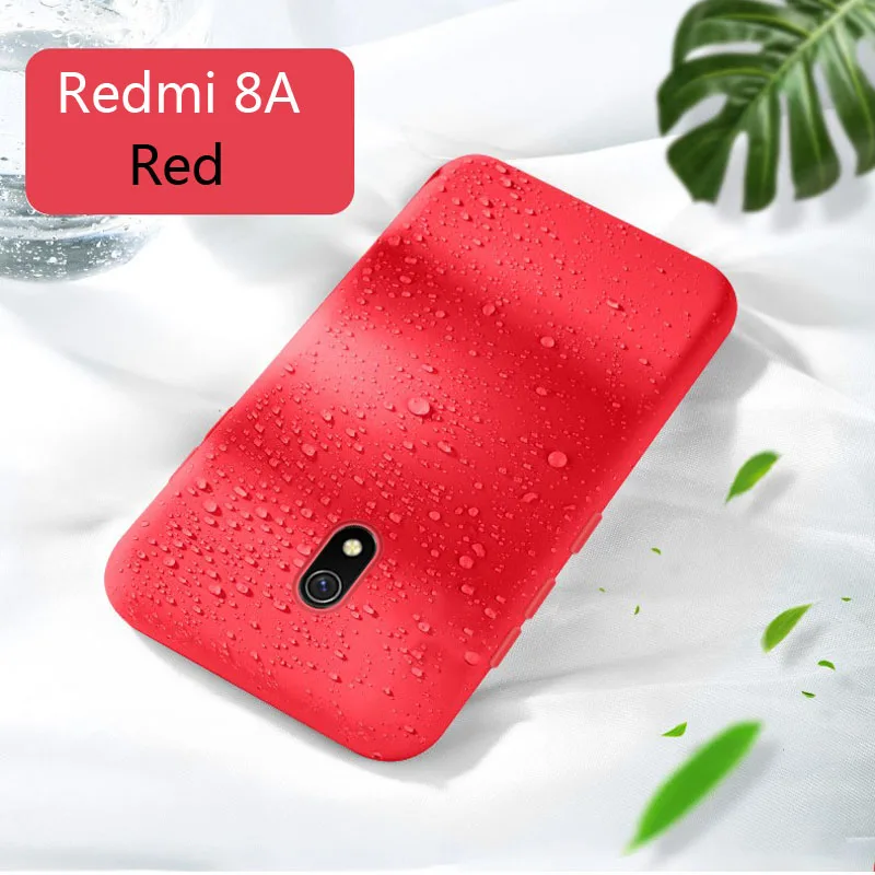 Ультратонкий яркий матовый цветной чехол для Xiaomi Redmi 8A Силиконовый ТПУ мягкий