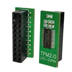 20pin TPM 2,0 LPC плата модуля безопасности, удаленная карта для ASUS GIGABYTE, многобрендовая материнская плата для Windows 11, зеленаячерная