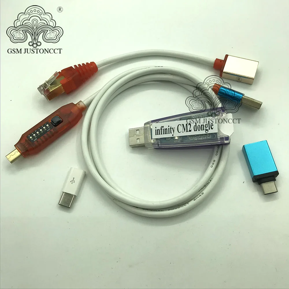 Оригинальный Новый Бокс Infinity Dongle CM2 + umf все в 1 загрузочный кабель для GSM и CDMA