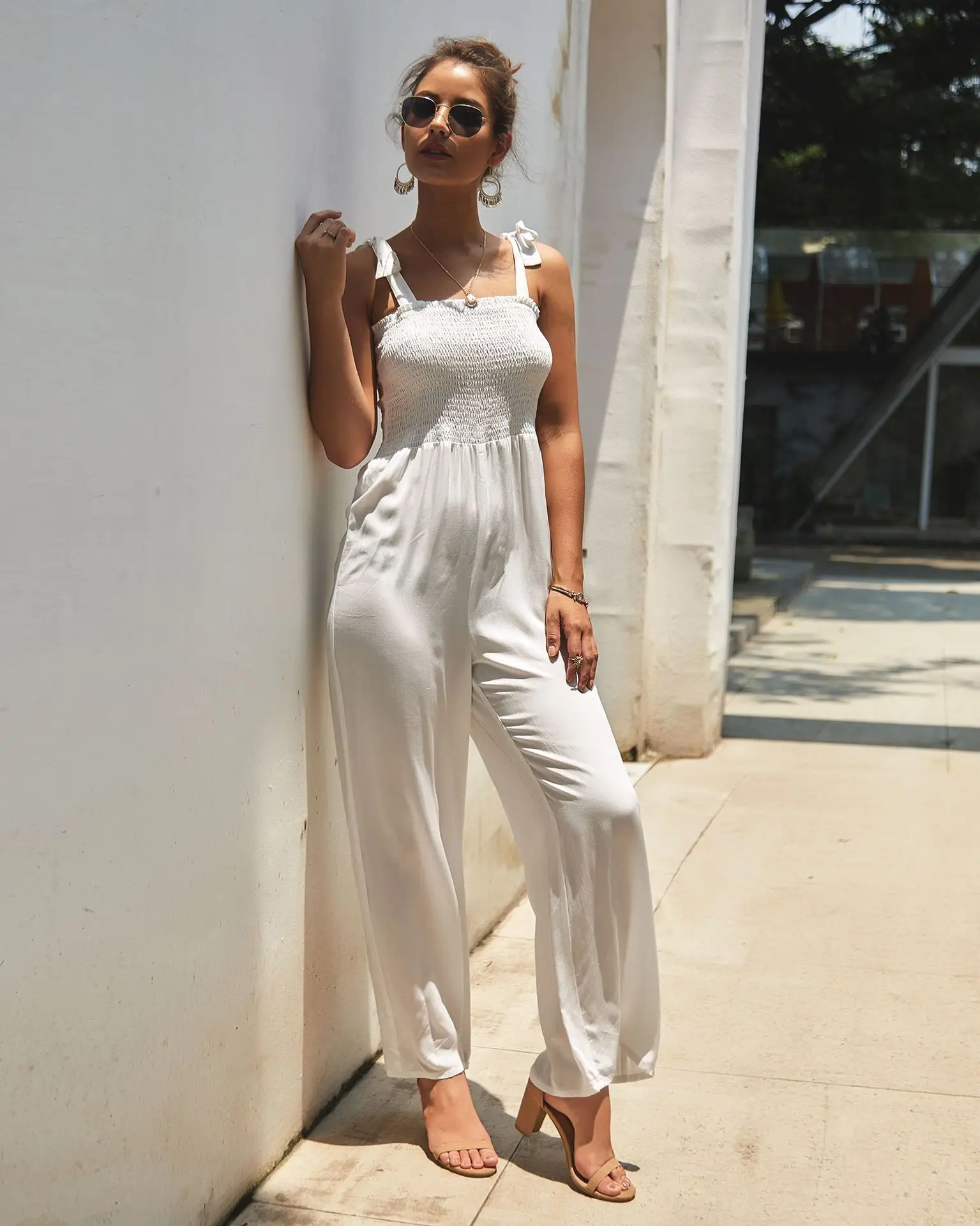 

Summer fashion street trend pants suspenders women jumpsuit