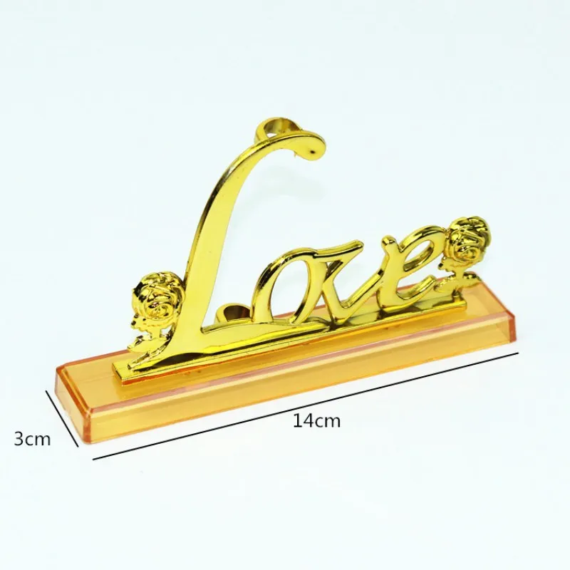 24K Gold Фольга отделка из розового романтический цветок с длинными стеблями любовь