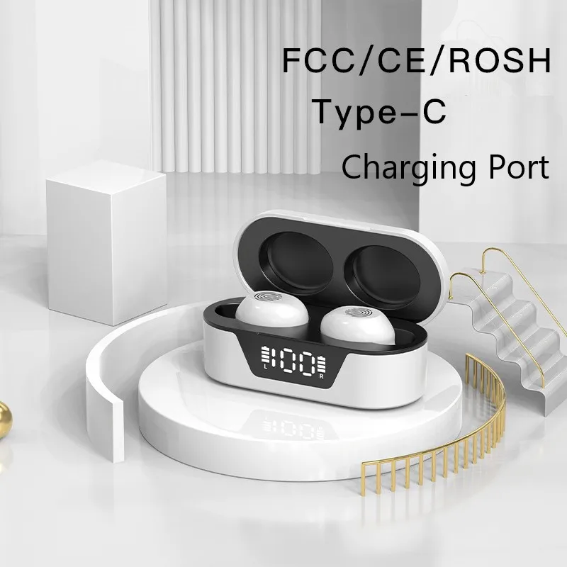 

TWS Mini Lightweight T31 Bluetooth Headset with Battery Level Display Touch Bluetooth 5.2 with Microphone HIFI Sound Quality