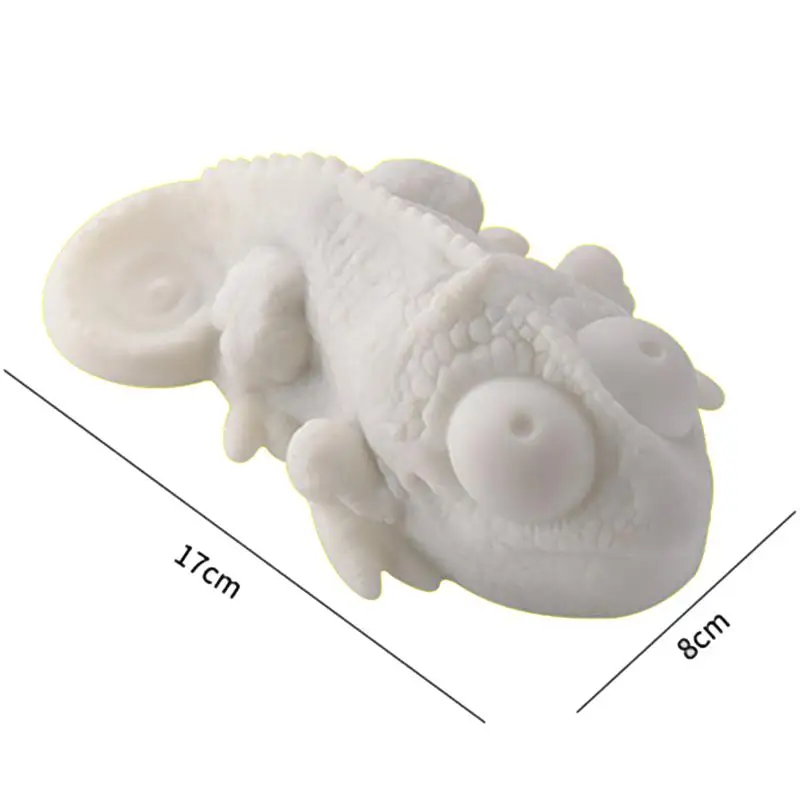 

LED Night Light Adorable Pet Chameleon Lantern Induction Discoloration Atmosphere Bedside Clap Lamp USB Battery Power