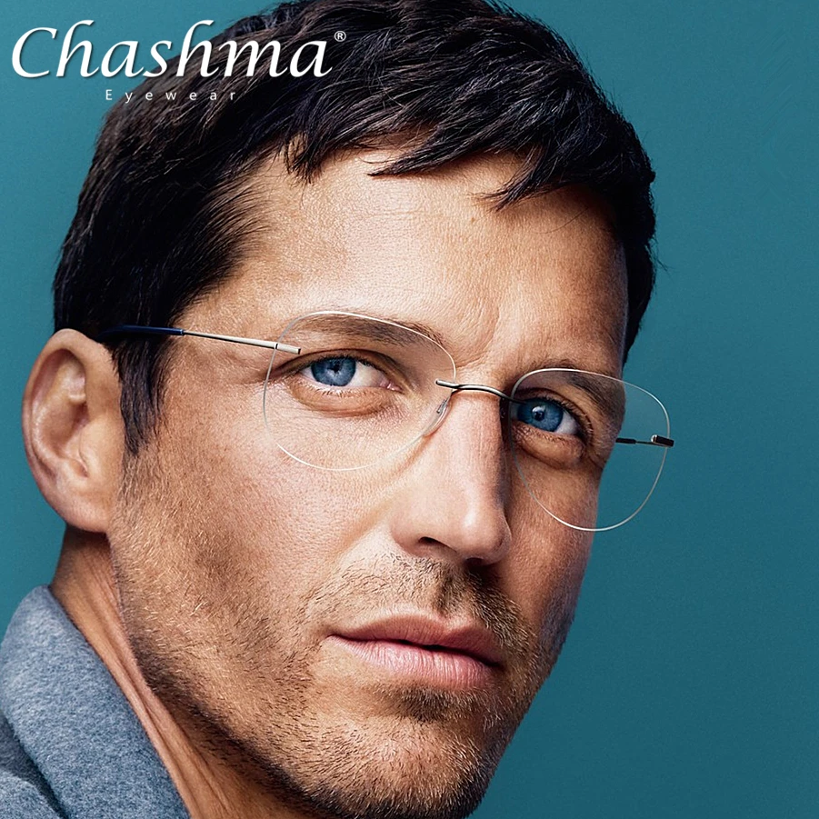 Очки солнцезащитные мужские фотохромные без оправы с диоптриями | Аксессуары для