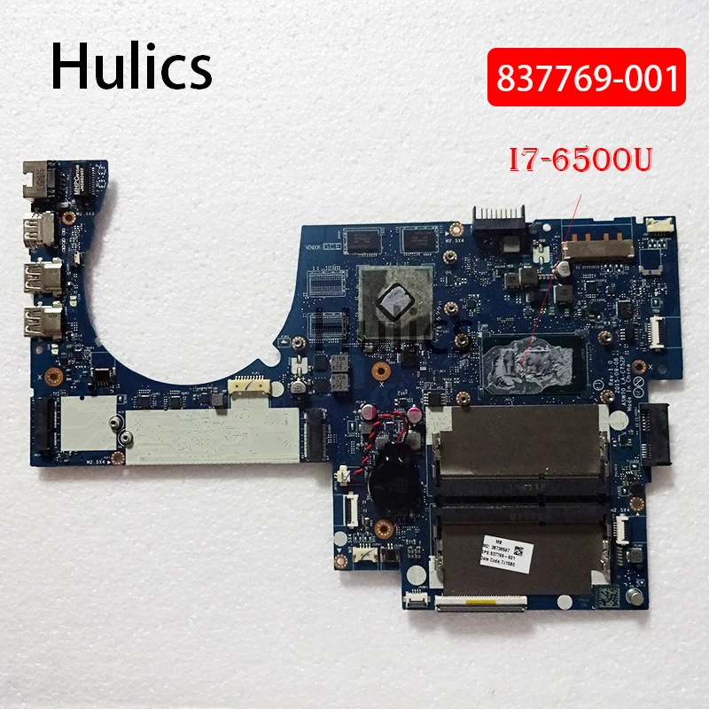 Материнская плата Hulics Original LA-C752P для HP ENVY 17-N M7-N 17T-R100 w/ I7-6500U CPU 837769-601 837769-001 |