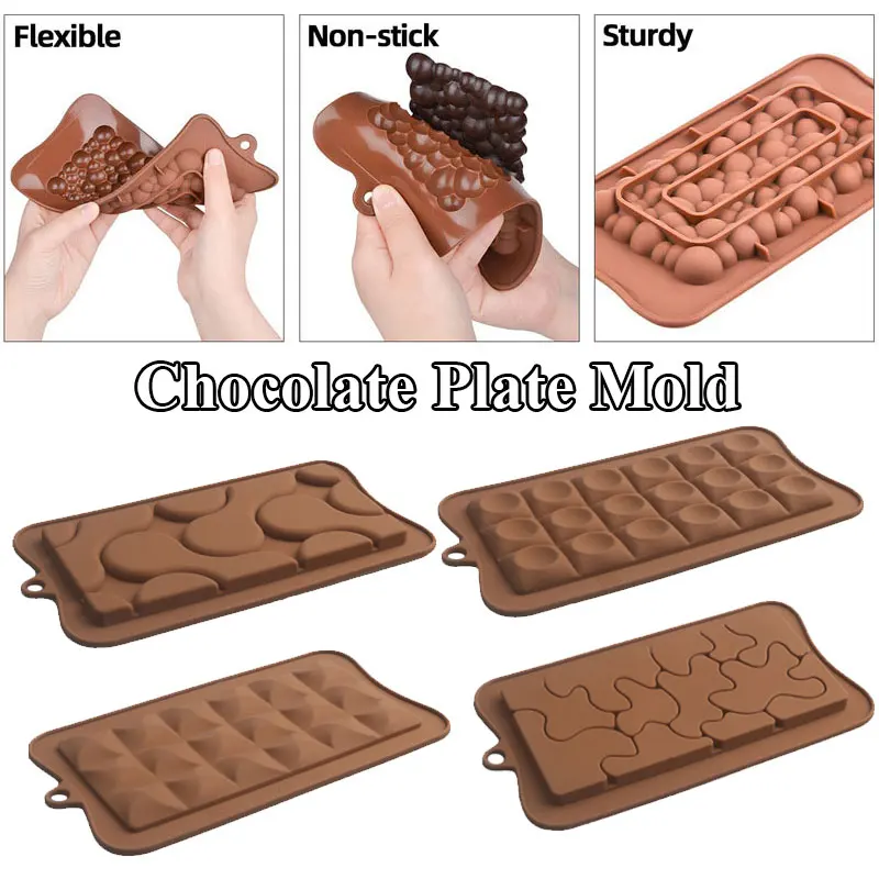 

New Christmas Chocolate Mold Alphanumeric Diy Cake Baking Tools Candy Mousse Mould 3D Cake Decoration Kitchen Baking Accessories