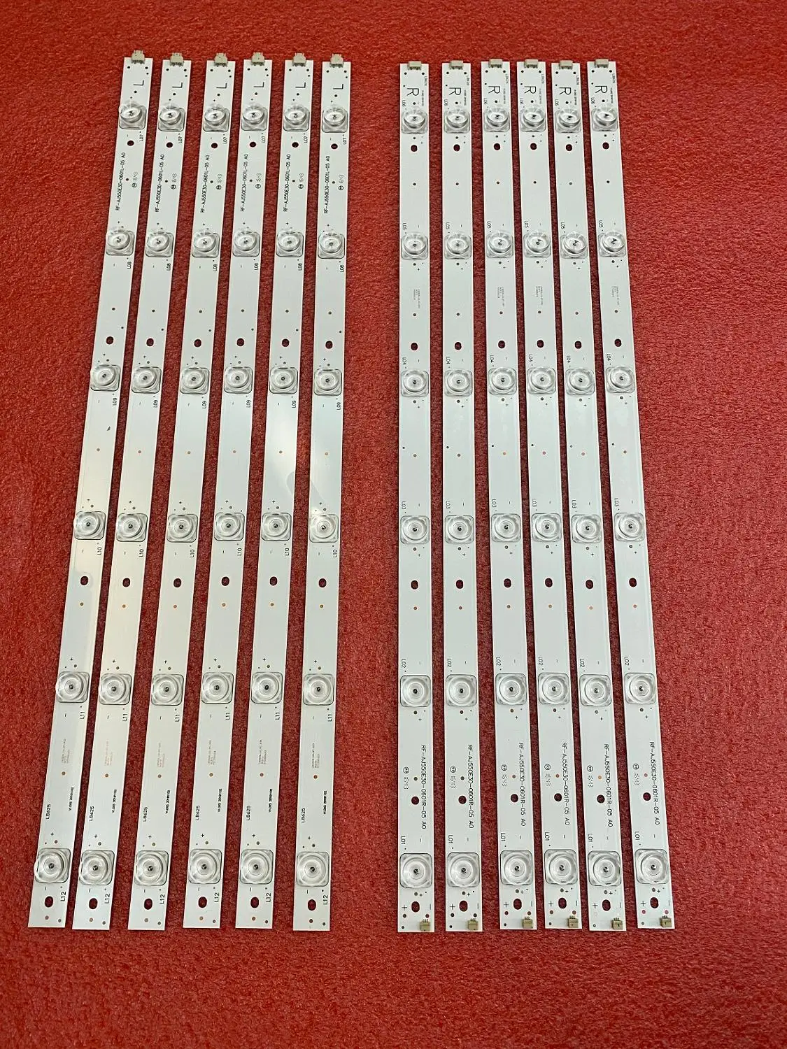 12 шт. светодиодный Подсветка полосы для Sharp LC 55CFE6241K 55CFE6241E 55CUF8472ES 55CUF8472KS 55CUF8372ES