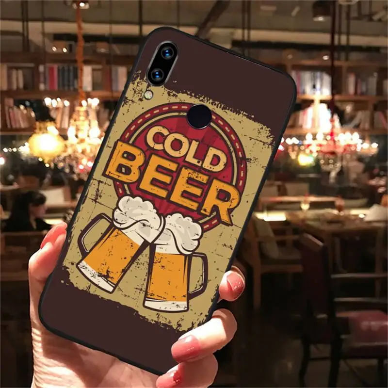 

Beer Alcohol Vodka Phone Case For Xiaomi Redmi note Mi Huawei honor P smart 8 9 10 S T 20 30 40 lite Pro x