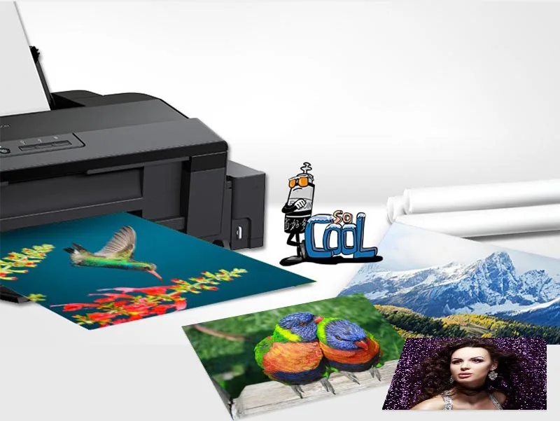 

lxhcoody 220V 110V A3 A4 Size Inkjet Printer with WIFI For For Epson L1800 6 Color Photo Printer Sublimation Printer