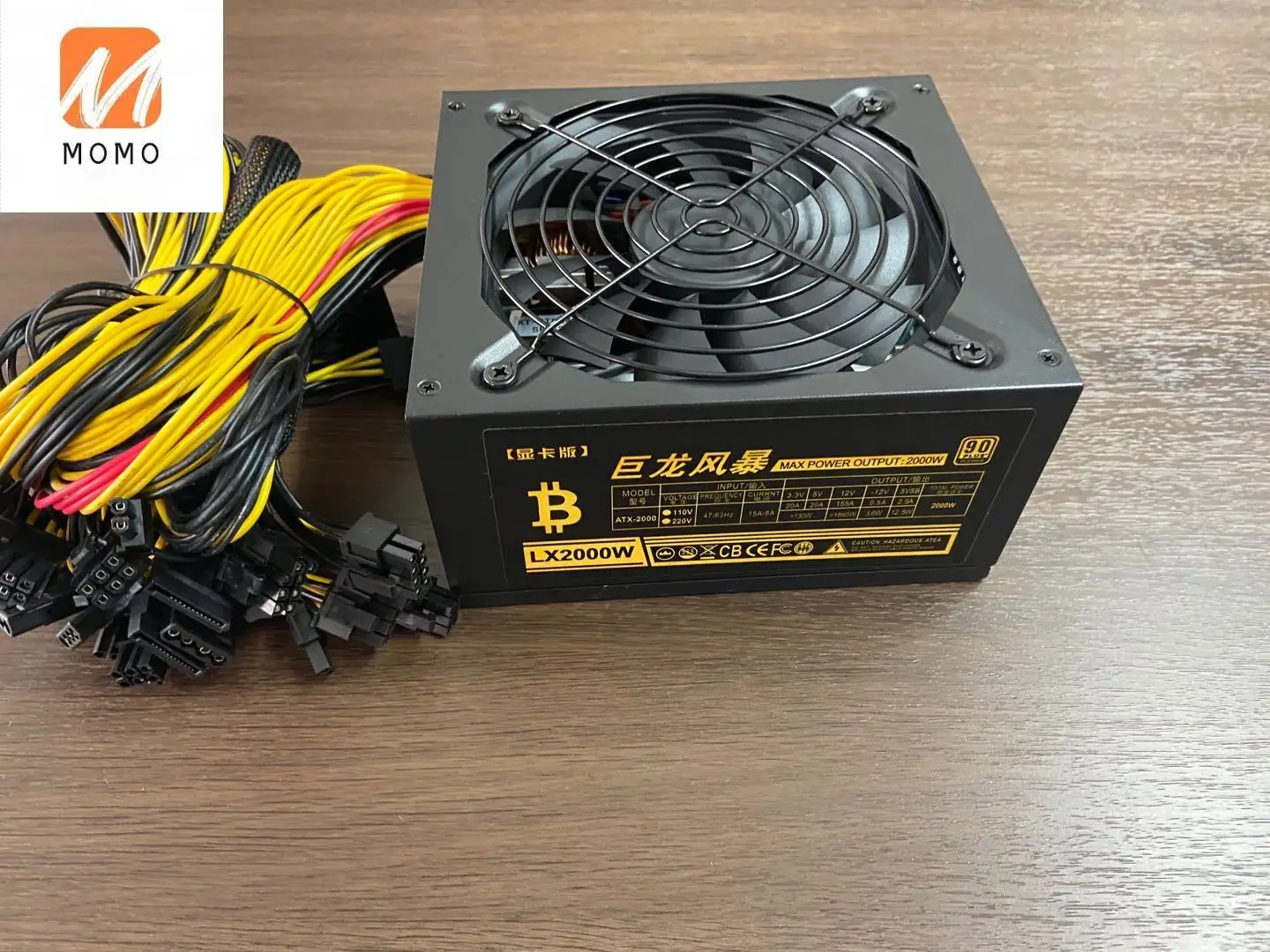 

Power Supply 1800W 2000w 2400w 2600w ATX PSU for RX470 RX580 RX570 RX560 Pico PSU Asic Bitcoin Miner ATX Mining Machine