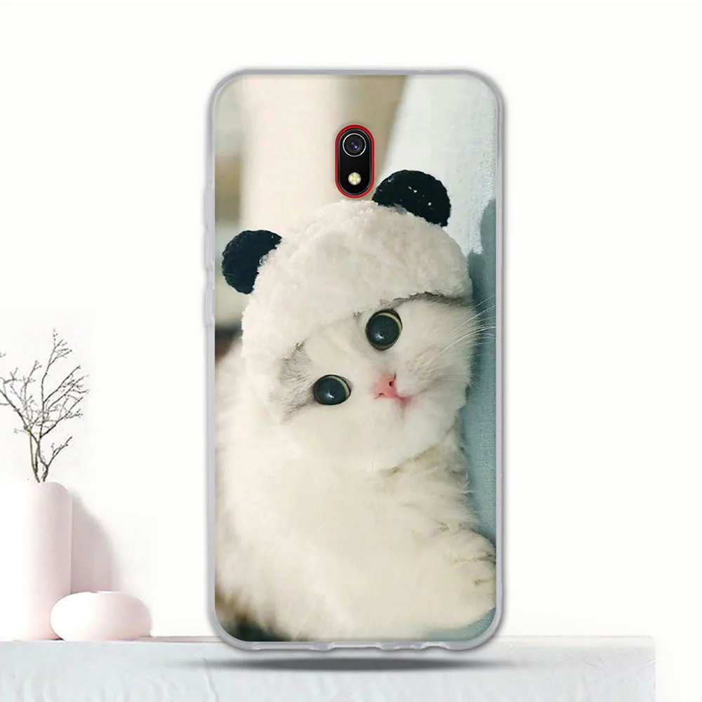 

For Xiaomi Redmi 8a Case Cover Silicon Soft Tpu Back Cover On For Redmi 8a Bumper Hongmi 8a Copas Painted Phone Shells Dog Cute