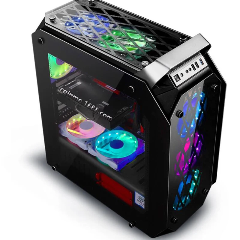 Охлаждающий вентилятор для компьютера чехол ПК кулер с регулируемой RGB