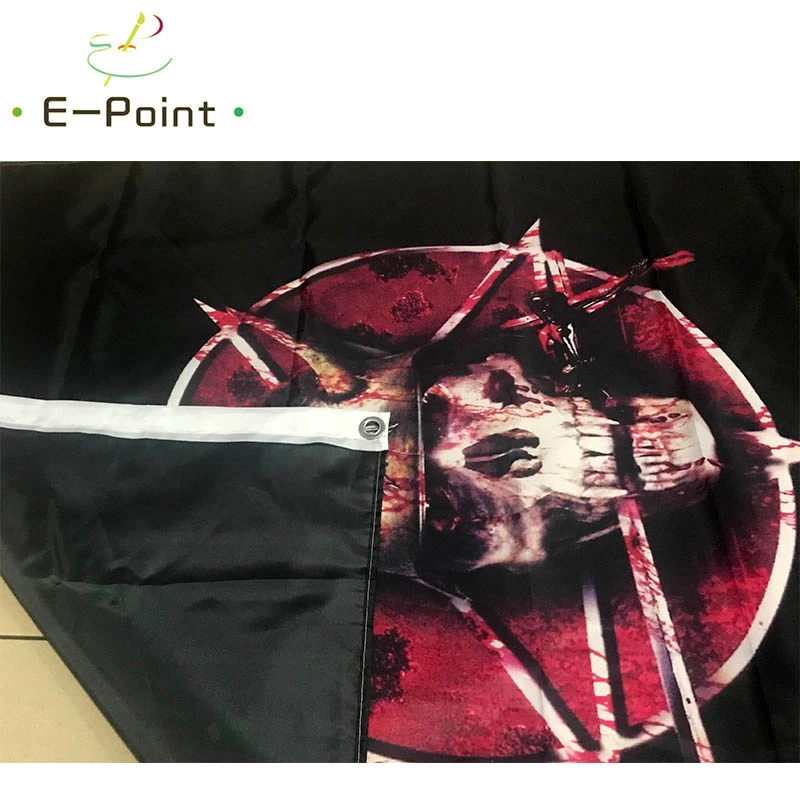 Группа Slayer флаг 2 фута* 3 фута(60*90 см) 3 фута* 5 футов(90*150 см) размер рождественские украшения для домашнего флага баннер