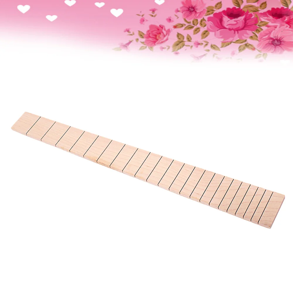 

GSE01 Ukulele Fretboard Maple Fingerboard for Concert Ukulele Guitar Replacement