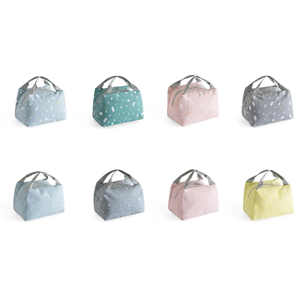 

Portable Handle Insulated Bag Heat Preservation Lunch Box Tote Food Picnic Pouch