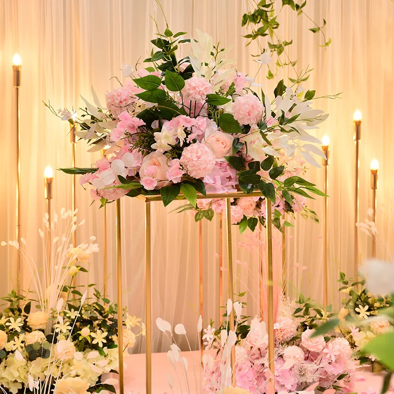 

Artificial flower ball 40 cm table centerpiece ball wedding backdrop silk flower ball road lead floral bouquet decortion