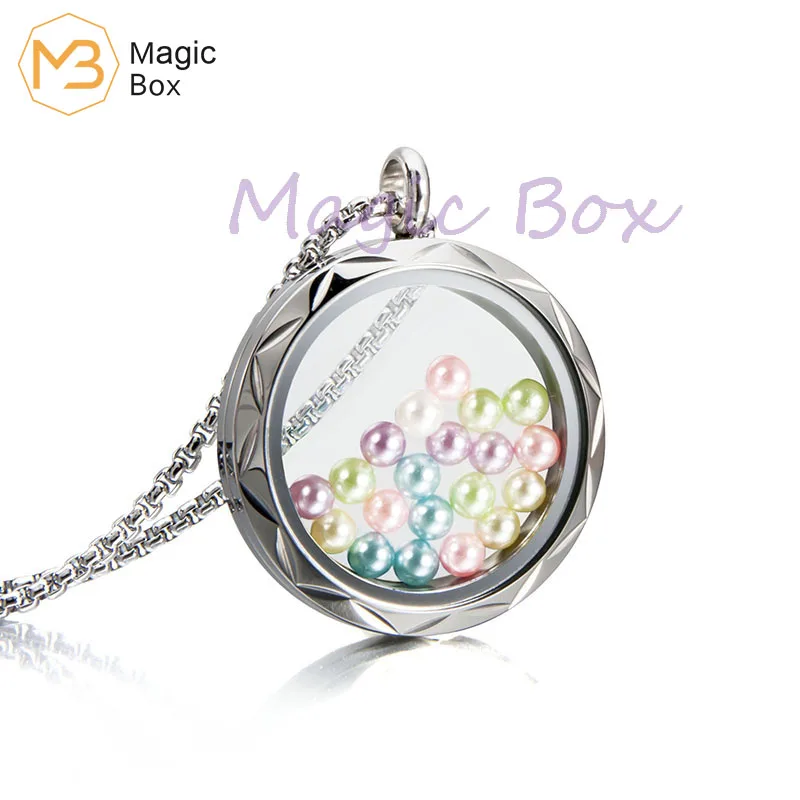 Жемчужное ожерелье водонепроницаемое из нержавеющей стали L316 витое живое с