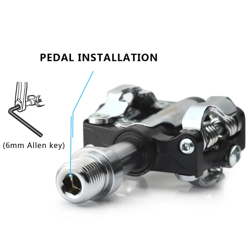 

Bicycle Pedal Aluminum Alloy MTB Mountain Bike Pedals Sealed Bearing Non-Clips Pedal SPD Bicycle Pedals