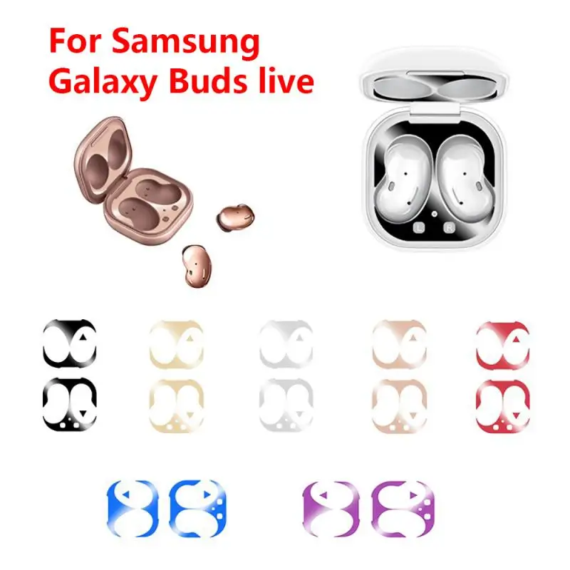 Защита от пыли для Samsung Galaxy Buds Live Plus Meatl наклейка buds наушники ультратонкая