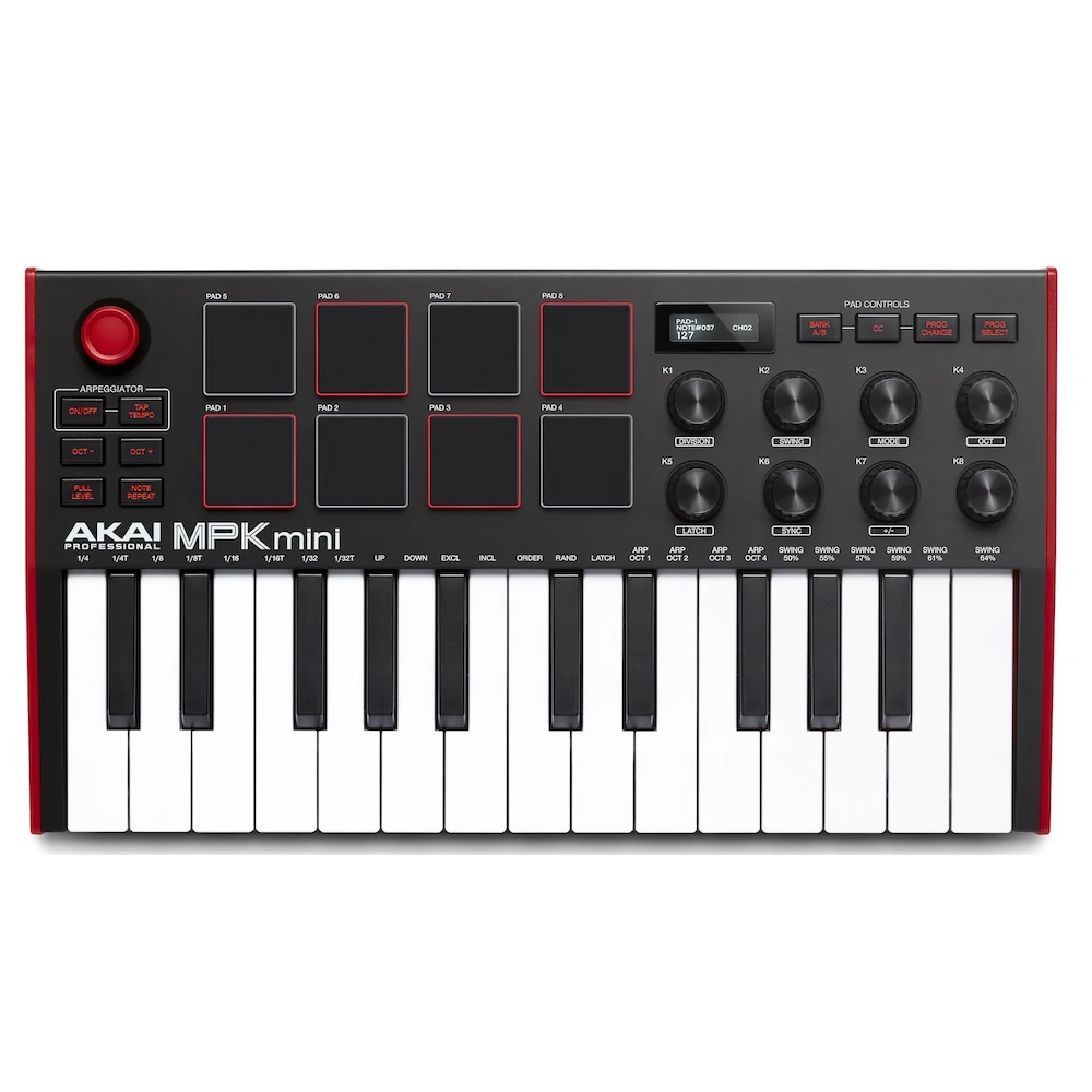 AKAI PRO MPK MINI MK3 миди клавиатура 25 уменьшенных клавиш |