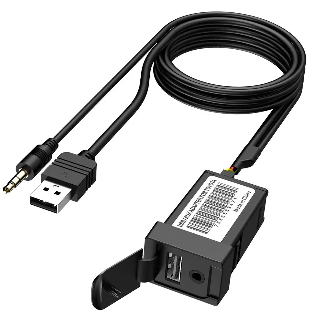 Автомобильное зарядное устройство CHELINK 5 в 3 а с USB и кабелем аудиоадаптер разъемом