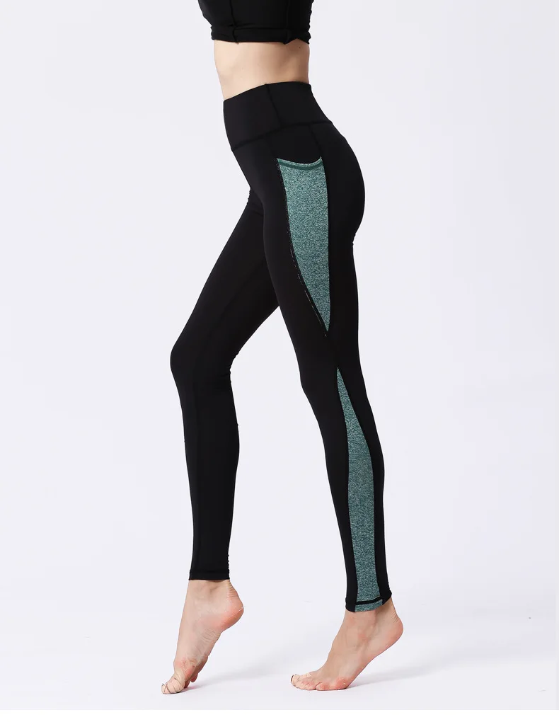 Спортивные эластичные цветные колготки для фитнеса и танцев дышащие йоги с