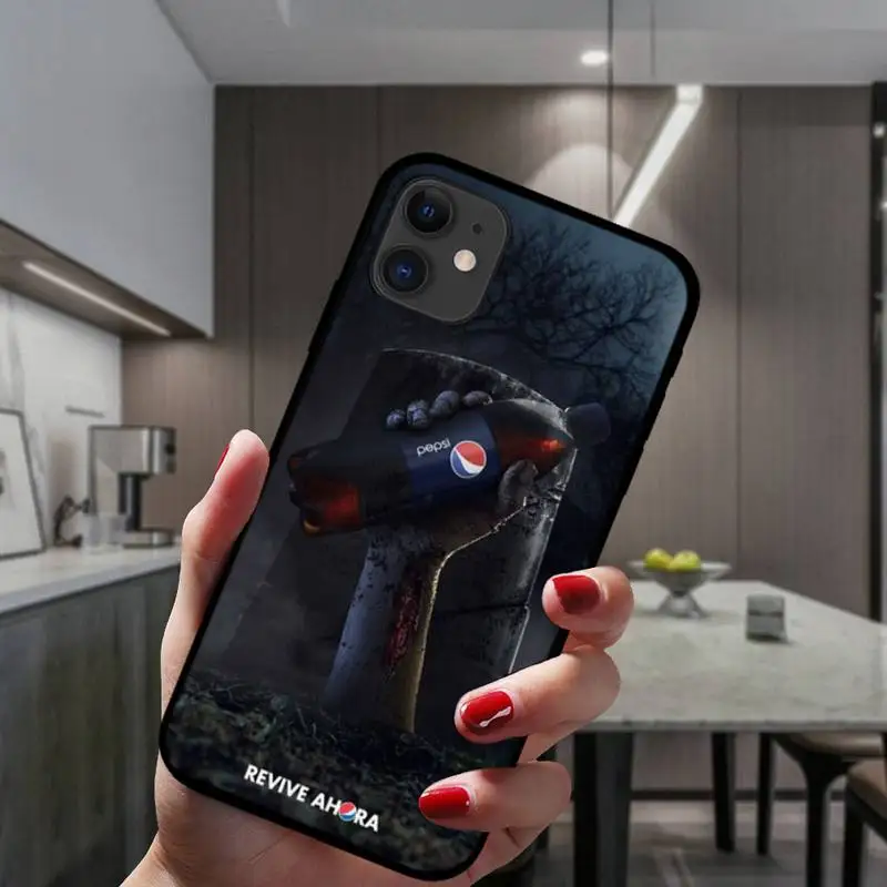 

Originality Soda Brand Pepsies Art Phone Case For IPhone 6 6s 7 8 Plus X Xs Xr Xsmax 11 12 Pro Promax 12mini
