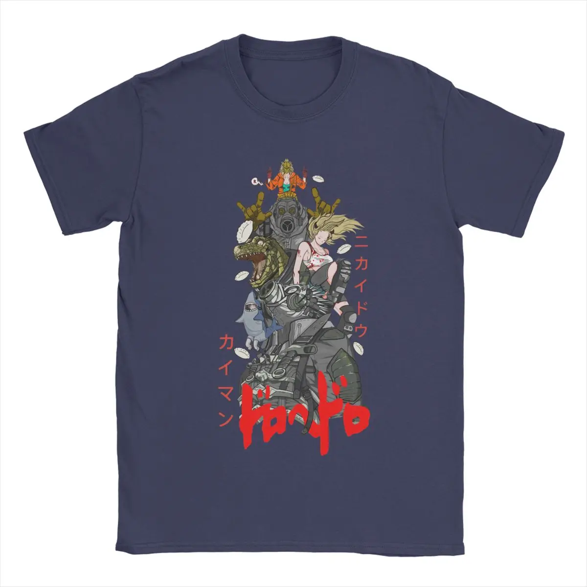 

Футболки Dorohedoro для мужчин и женщин, аниме готические комиксы, Юмористические хлопковые футболки с круглым вырезом, фотографические Топы
