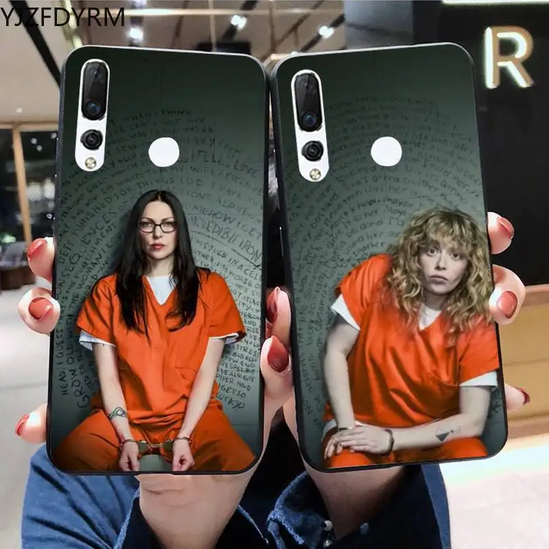 

YJZFDYRM Orange Is the New Phone Case Huawei Y6P Y8S Y8P Y5II Y5 Y6 2019 P Smart Prime Pro