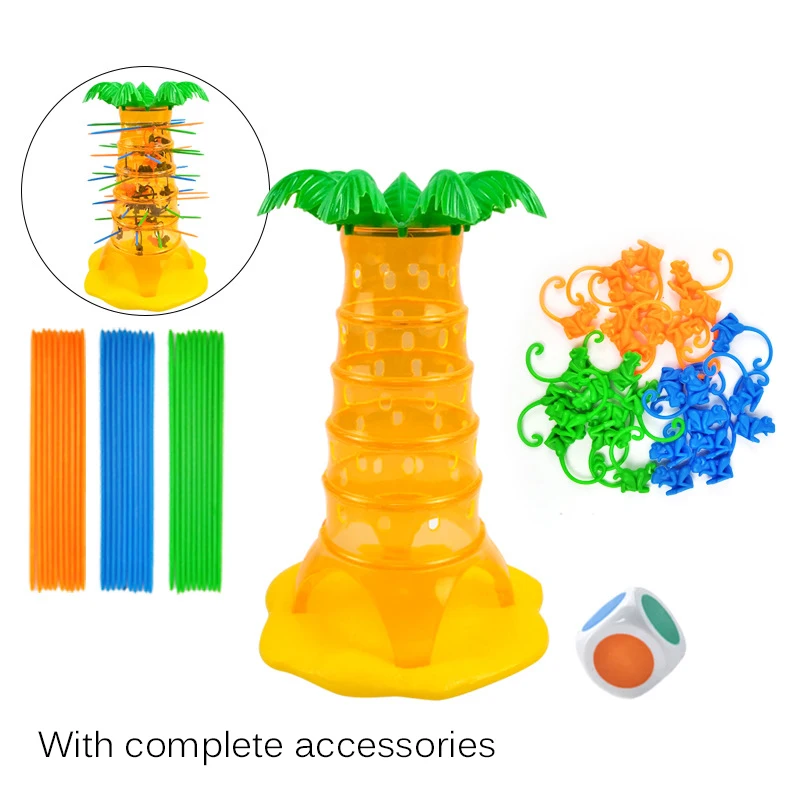 

Board Game Toy For Family Party Multiplayer Tabletop Game Monkey Climbing Tree Toy Parent-Child Early Learning Educational Toys