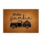 Коврики для входной двери, коврики для пикапа Hello Pumkin, резиновые, Нескользящие, смешной коврик