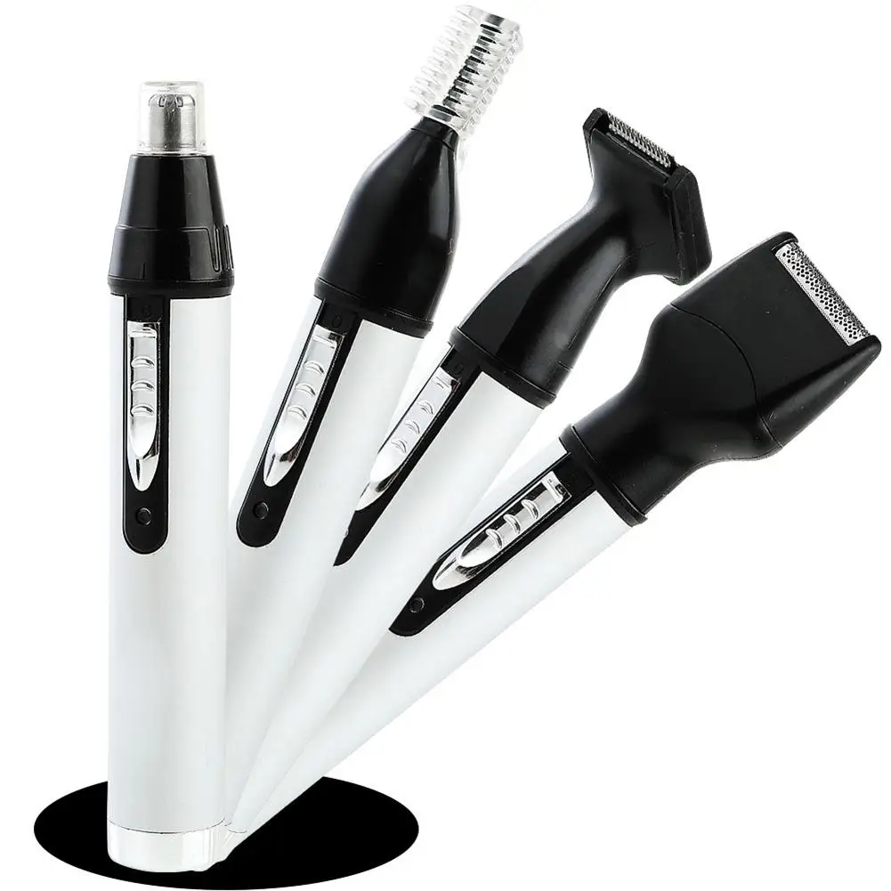 

4 in 1 Electric Nose Hair Trimmer Eyebrow Beard Razor Clipper Set Hair Cut Clipper Kit for Groomer Men Women Shaver DropShipping