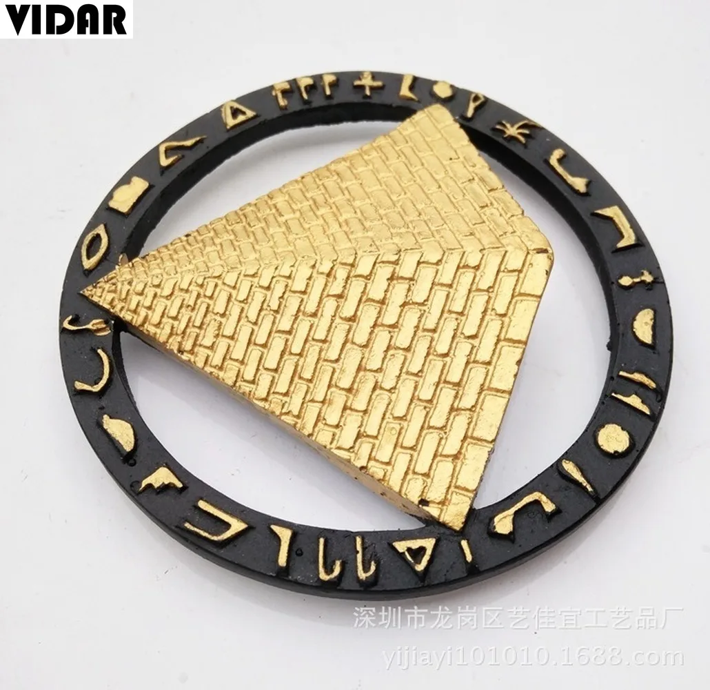 VIDAR Travel Souvenir Refrigerator Magnet Egypt Mysterious Pyramid Creative Collectible | Дом и сад
