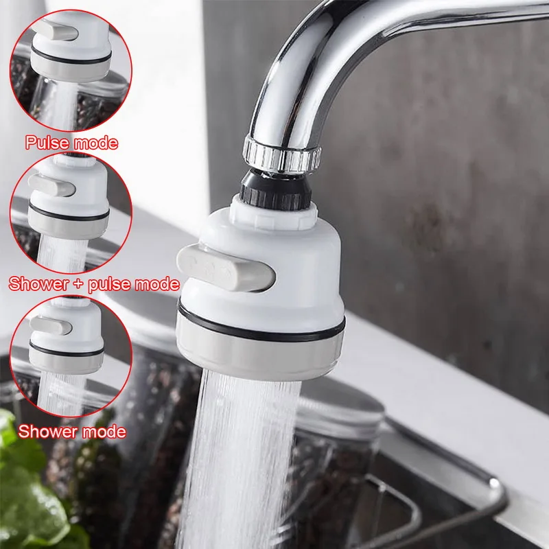 

Kitchen Faucet Kitchen Moveable Flexible Tap Head Shower Diffuser Rotatable Nozzle Adjustable Booster Faucet Kitchen Accessories